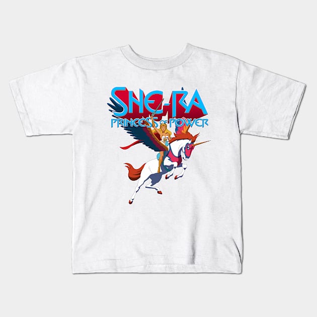 She-Ra Kids T-Shirt by Inky Icarus